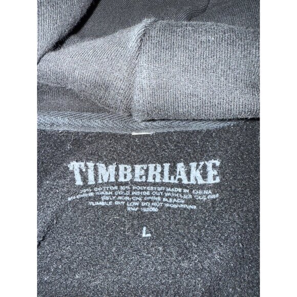 Justin Timberlake Man Of The Woods Tour 2018 Hoodie Black Large Timberlake - Picture 2 of 11